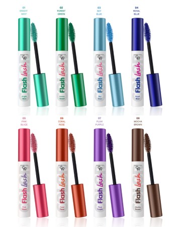 Golden Rose Flash Lash Colored Mascara 9ml #08 MOCHA BROWN Golden Rose Flash Lash Colored Mascara 9ml #08 MOCHA BROWN
