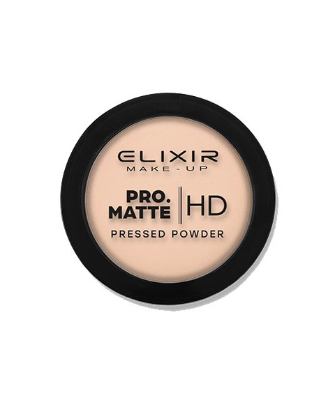 Elixir Πούδρα – PRO. MATTE Pressed Powder HD 9g – #204 (Latte Coffee)