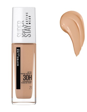Maybelline Super Stay 30H Full Coverage Foundation 30ml #21 Nude Beige