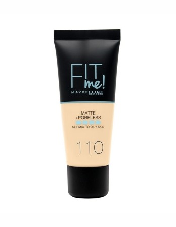 Maybelline Fit Me Matte + Poreless Foundation 30ml #110 Porcelain