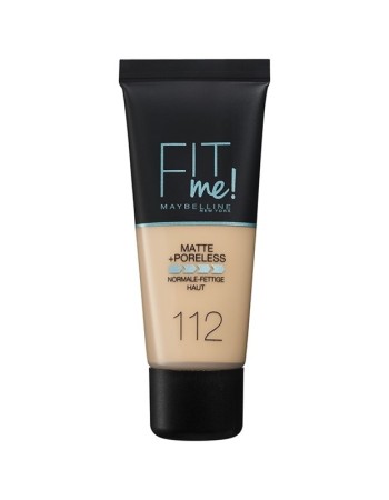 Maybelline Fit Me Matte + Poreless Foundation 30ml #112 Soft Beige