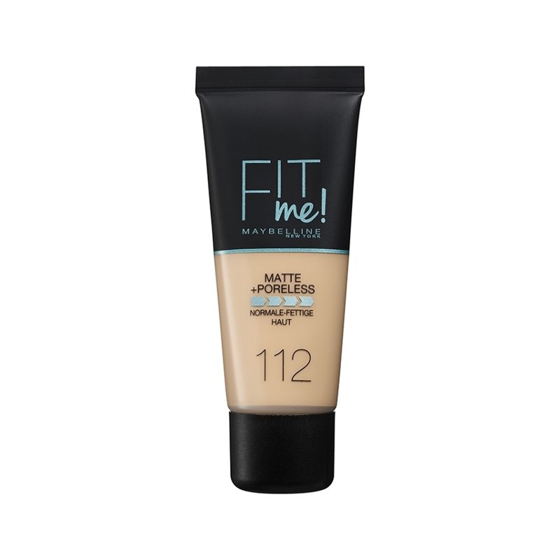 Maybelline Fit Me Matte + Poreless Foundation 30ml #112 Soft Beige