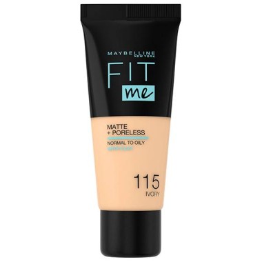 Maybelline Fit Me Matte + Poreless Foundation 30ml #115 Ivory