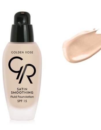 Golden Rose Satin Smoothing Fluid Foundation SPF15 34ml - #27