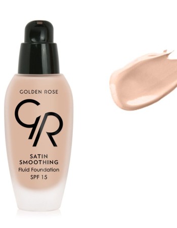 Golden Rose Satin Smoothing Fluid Foundation SPF15 34ml - #28