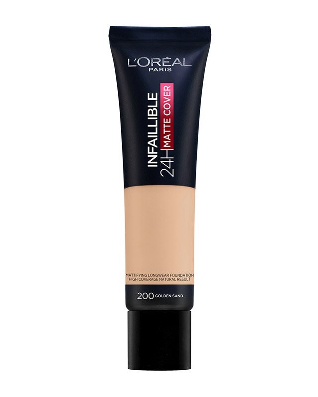 L'Oreal Infallible 24h Matte Cover 30ml #200 Golden Sand