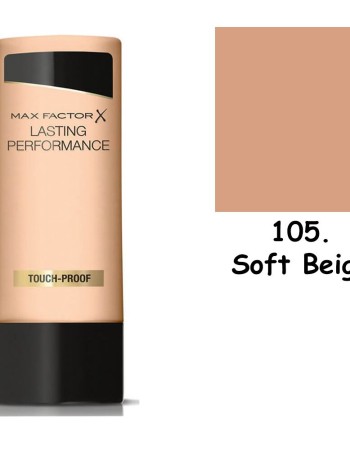 Max Factor Lasting Performance 105 Soft Beige 35ml make up Max Factor Lasting Performance 105 Soft Beige 35ml make up
