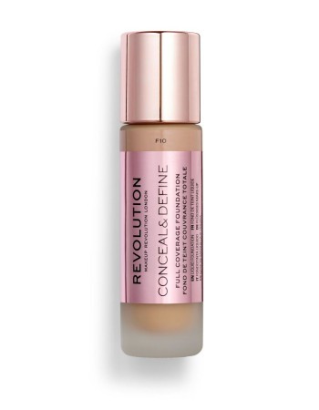 Makeup Revolution Conceal & Define Full Coverage Foundation 23ml #F10