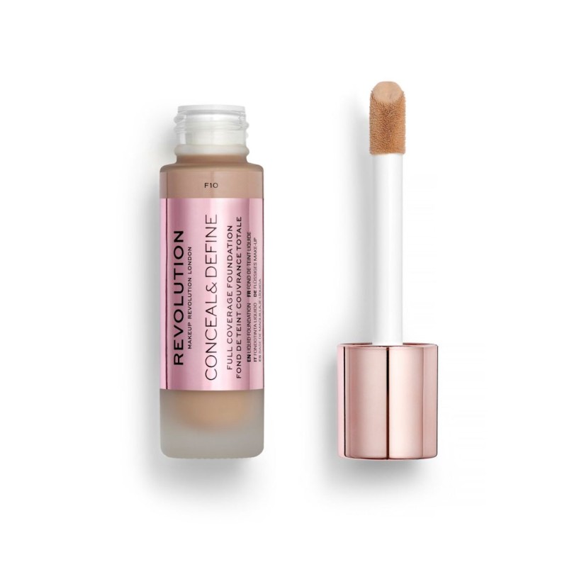 Makeup Revolution Conceal & Define Full Coverage Foundation 23ml #F10