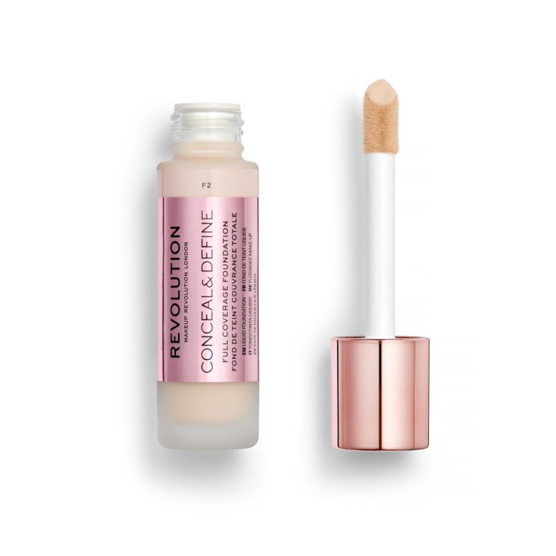 Makeup Revolution Conceal & Define Full Coverage Foundation 23ml #F2 