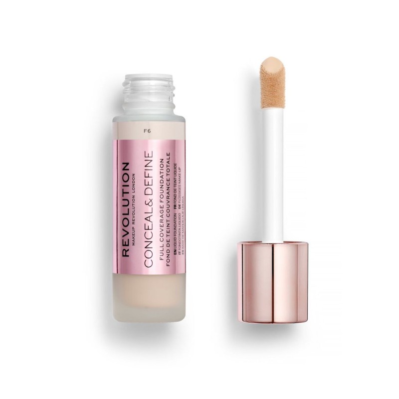 Makeup Revolution Conceal & Define Full Coverage Foundation 23ml #F6
