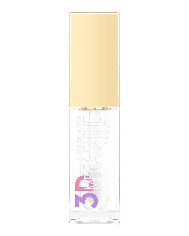Golden Rose 3D Mega Shine Lipgloss 5.2ml – #101 Clear