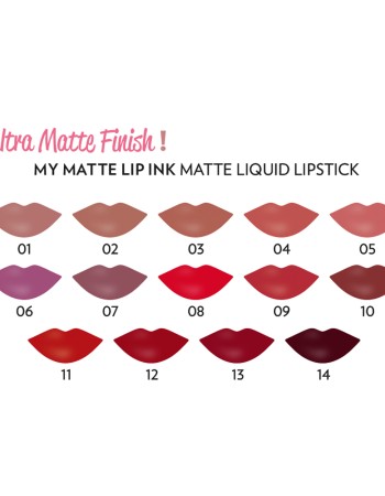 Golden Rose My Matte Lip Ink 5ml #07