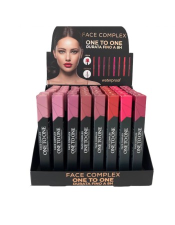 Face Complex One To One Lipstick Waterproof + Lipliner Waterproof #02 Face Complex One To One Lipstick Waterproof + Lipliner Waterproof #02