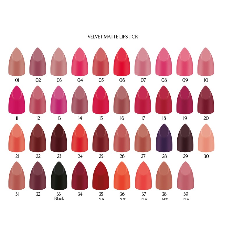 Golden Rose Velvet Matte Lipstick 4,2g #19