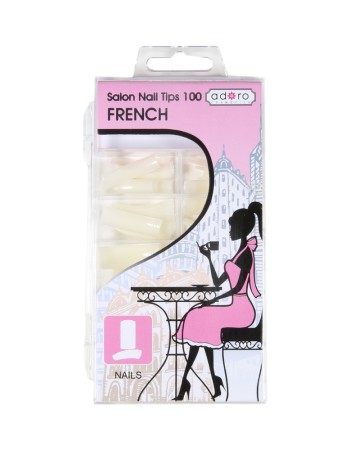 Ro Ro Επαγγελματική Κασετίνα Νυχιών 100τμχ #Φυσικό