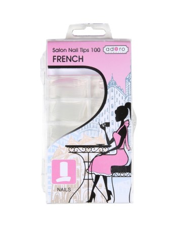 Ro Ro Επαγγελματική Κασετίνα Νυχιών 100τμχ #Διάφανα