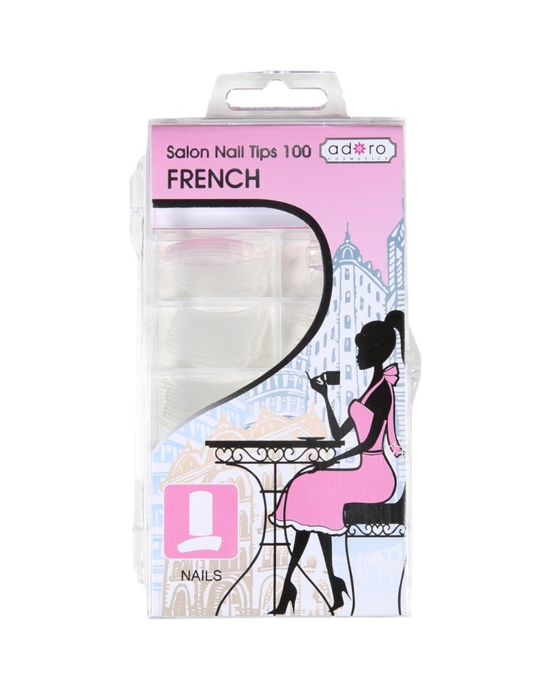 Ro Ro Επαγγελματική Κασετίνα Νυχιών 100τμχ #Διάφανα