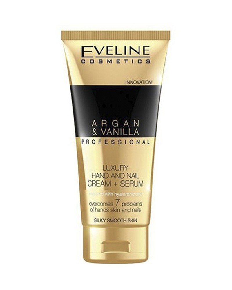 Eveline Hand & Nail Spa Cream + Serum Argan & Vanilla (100ml)