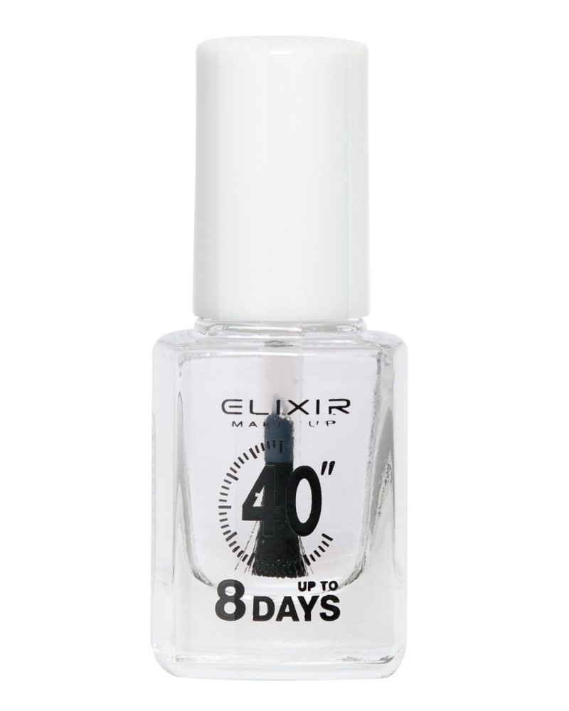 Elixir Βερνίκι 40″ & Up to 8 Days 13ml – #001 (Clear)