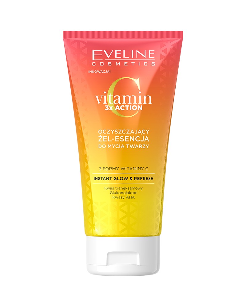 EVELINE Vitamin C 3xAction Cleansing Zel-Facial Cleansing Essence 150ml