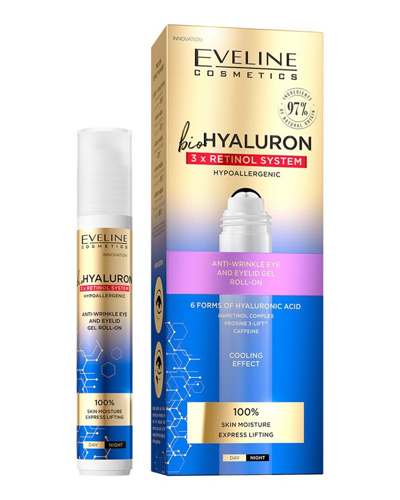 Eveline BioHyaluron 3 x Retinol System Roll-on (15ml)