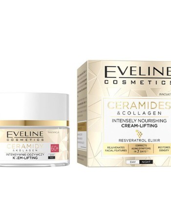 Eveline Ceramides & Collagen Intensively Nourishing Lifting Cream Day & Night 60+ (50ml)