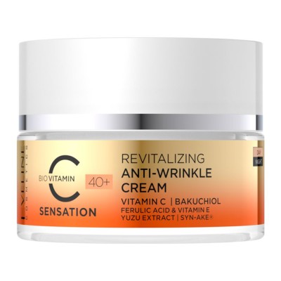 EVELINE Bio Vitamin C Revitalizing Anti Wrinkle Cream 40+ (50ml) EVELINE Bio Vitamin C Revitalizing Anti Wrinkle Cream 40+ (50ml)