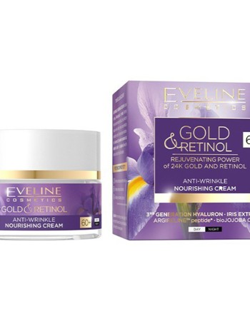 Eveline Gold & Retinol Anti-wrinkle Nourishing Day & Night Face Cream 60+ (50ml)
