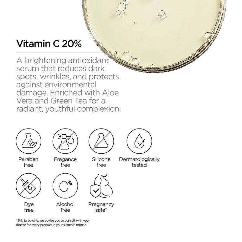 Revox Just Vitamin C 20% Antioxidant Serum | Αντιοξειδωτικός Ορός Προσώπου 30ml